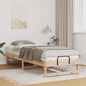 JUNG Vida Bettrahmen Braun 80 x 210 cm Massives Kiefernholz