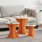 JUNG Vida Couchtisch 3 pcs Wachsbraun