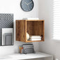JUNG Vida Wandschrank mit Regal Altholz 37 x 37 x 37 cm Holzwerkstoff