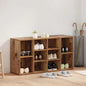 JUNG Vida Schuhbank mit Regal Altholz 103 x 30 x 54,5 cm Holzwerkstoff