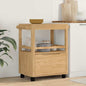 JUNG Vida Küchentrolley FLORO Wachsbraun 72,5 x 45 x 80 cm