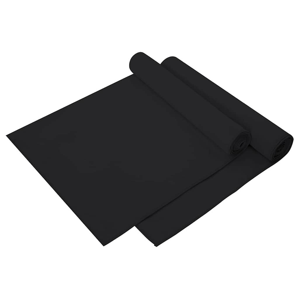 JUNG Vida Sporthandtücher 2 pcs Schwarz 140 x 70 cm