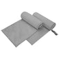 JUNG Vida Sporthandtücher 2 pcs Dunkelgrau 200 x 100 cm