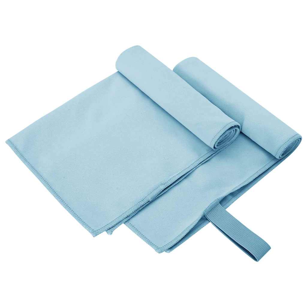 JUNG Vida Sporthandtücher 2 pcs Blau 50 x 30 cm Polyester und Polyamid