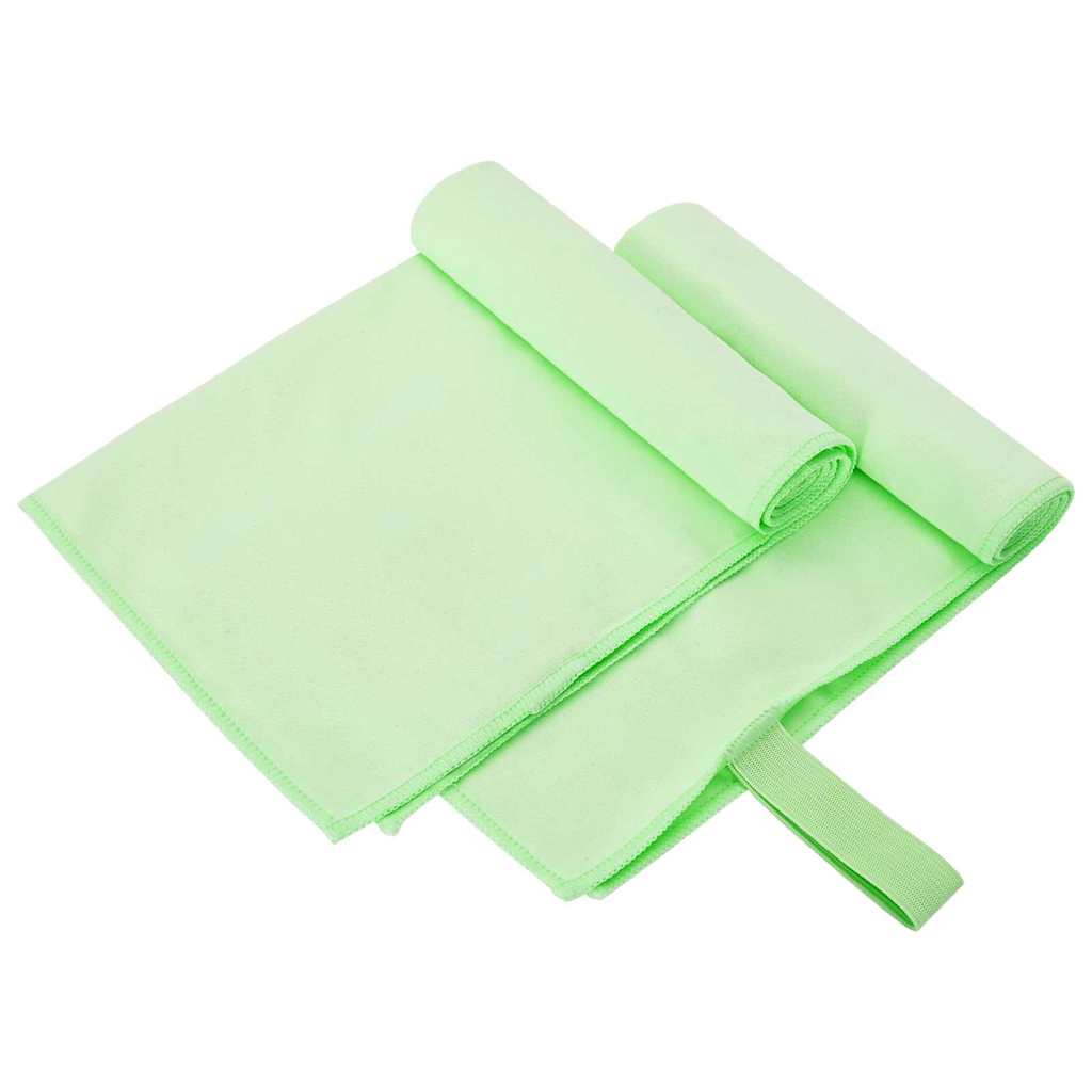 JUNG Vida Sporthandtücher 2 pcs Grün 50 x 30 cm Polyester und Polyamid
