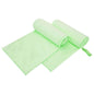 JUNG Vida Sporthandtücher 2 pcs Grün 200 x 100 cm Polyester und Polyamid