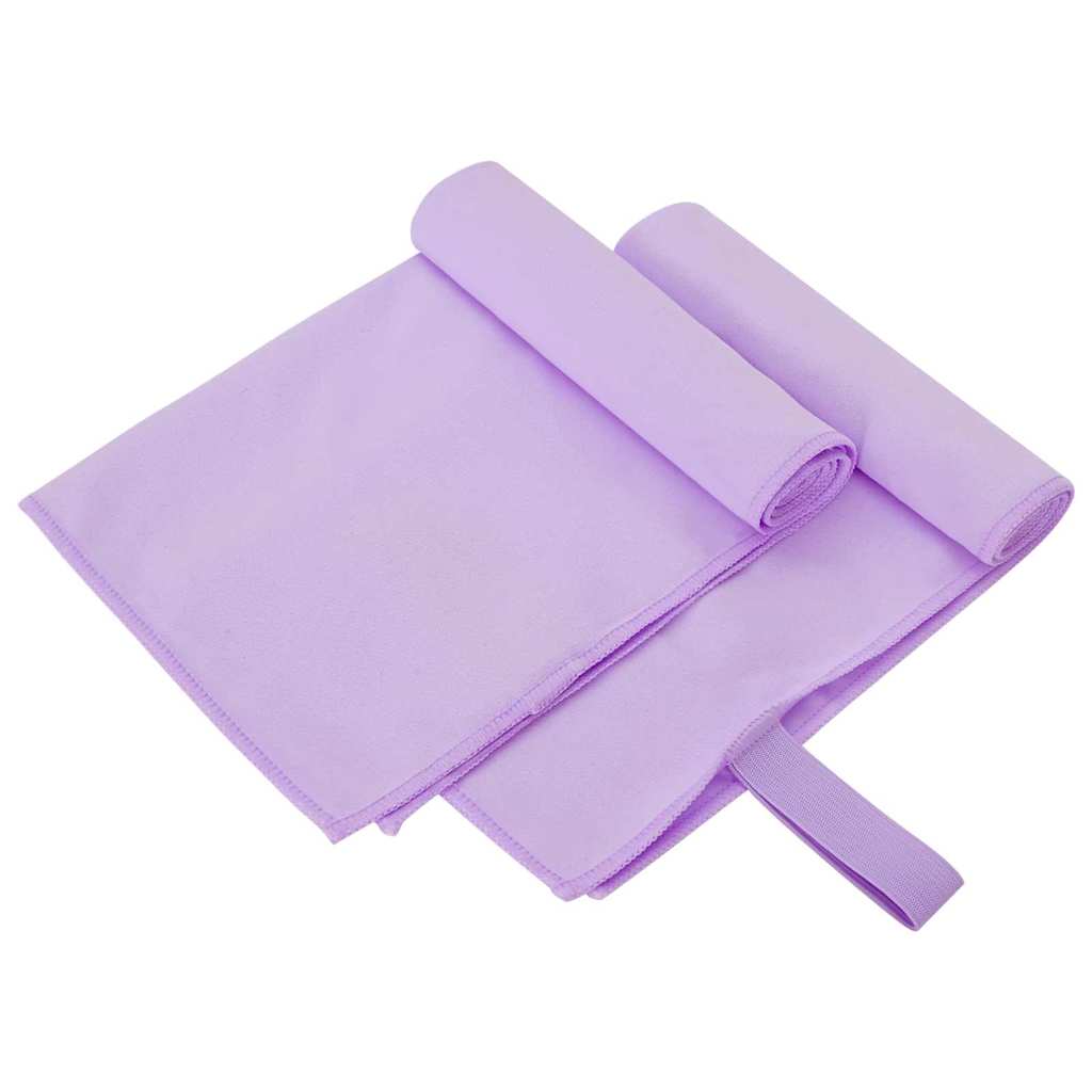 JUNG Vida Sporthandtücher 2 pcs Lila 50 x 30 cm Polyester und Polyamid
