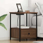 JUNG Vida Nachttisch Braun Eichen-Optik 42 x 41 x 56 cm Holzwerkstoff