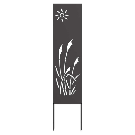 JUNG Vida Garten Sichtschutz-Leinwand Schwarz 32 x 140 cm