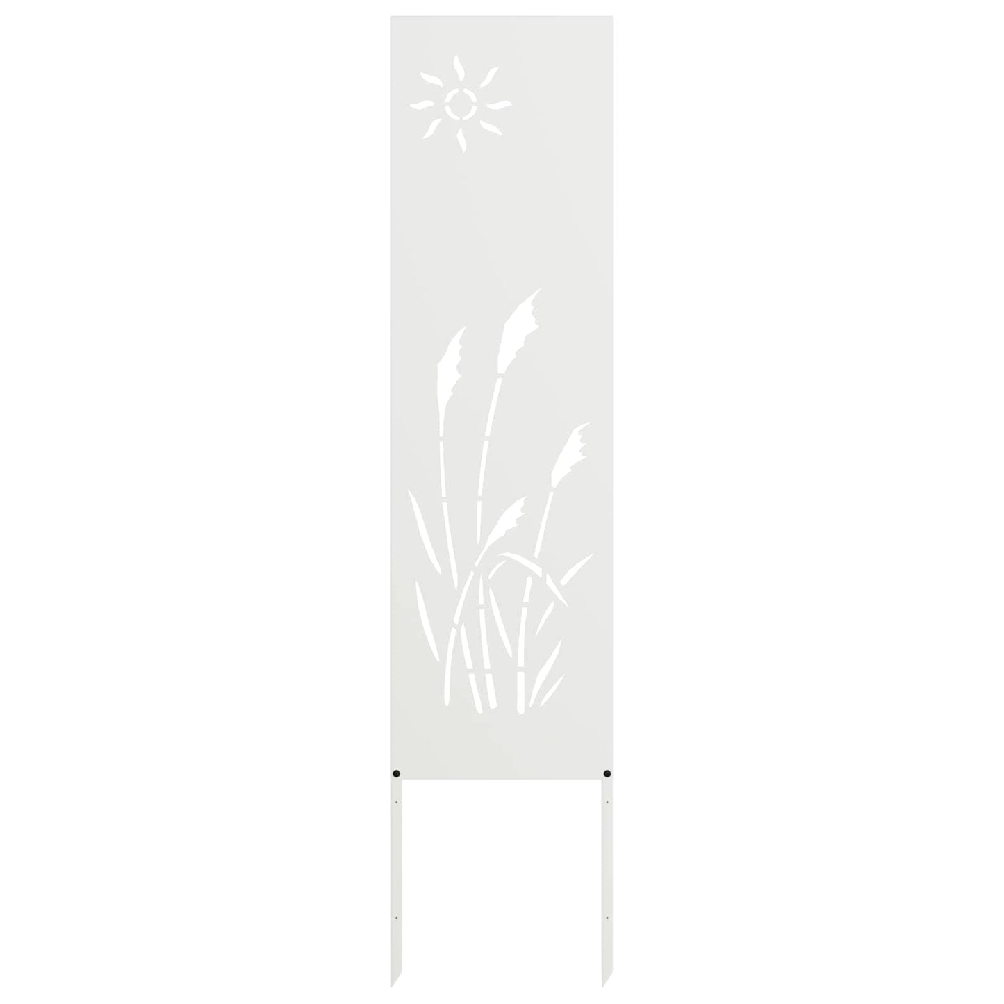 JUNG Vida Garten Sichtschutz-Leinwand Weiß 32 x 140 cm