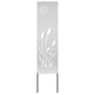 JUNG Vida Garten Sichtschutz-Leinwand Silber 32 x 140 cm Verzinkter Stahl