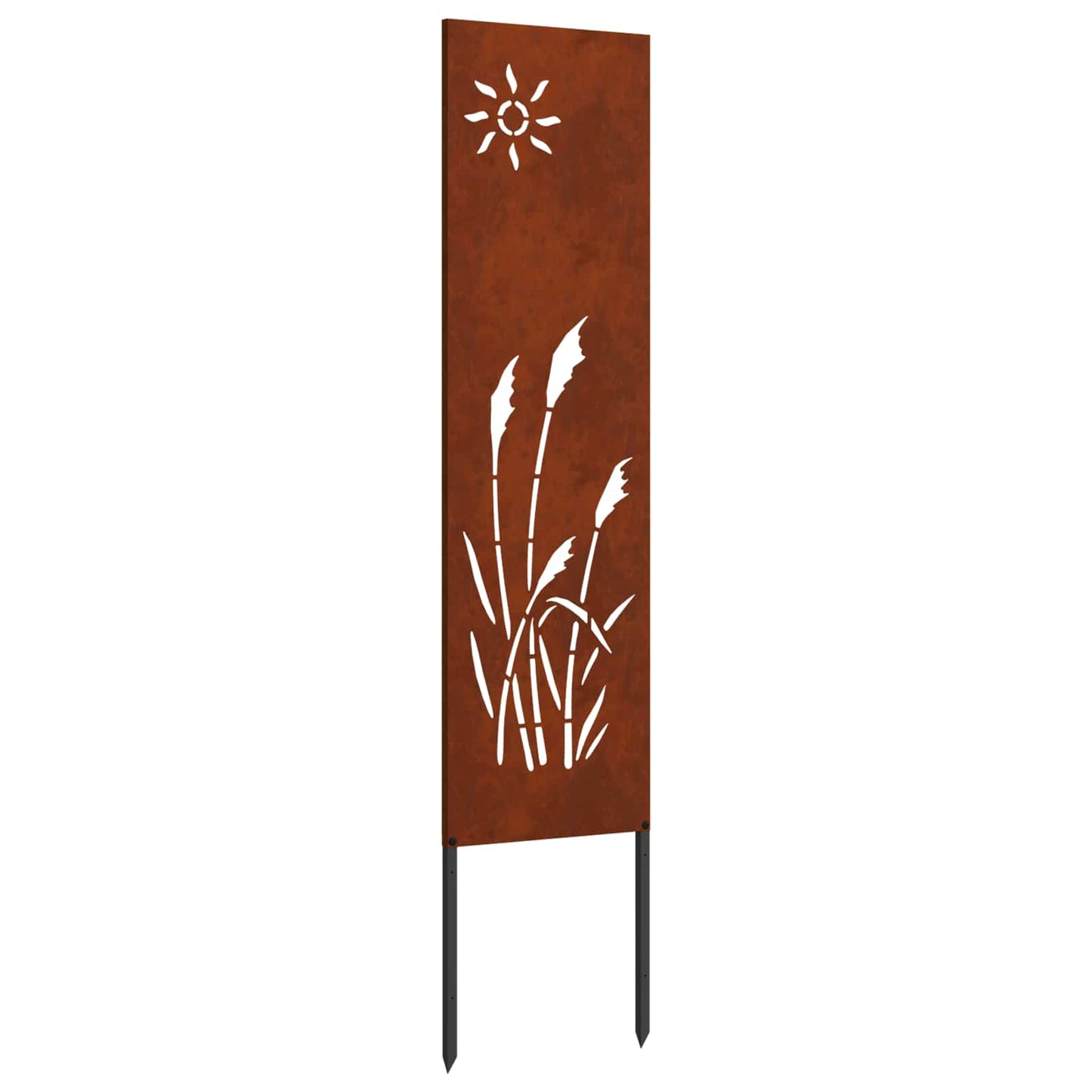 JUNG Vida Garten Sichtschutz-Leinwand Rostig 32 x 140 cm Wetterfeststahl
