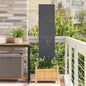 JUNG Vida Garten Sichtschutz-Leinwand Anthrazit 32 x 140 cm