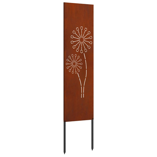 JUNG Vida Garten Sichtschutz-Leinwand Rostig 32 x 140 cm Wetterfeststahl