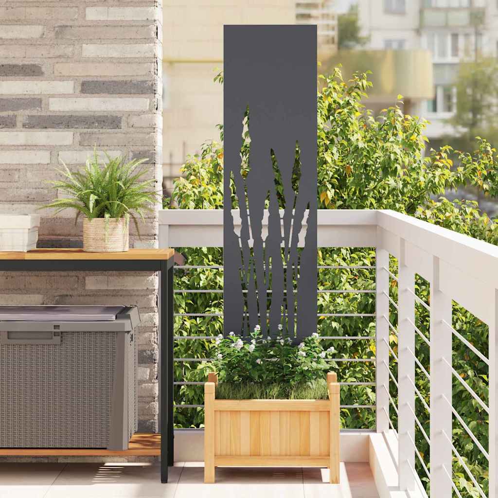 JUNG Vida Garten Sichtschutz-Leinwand Anthrazit 32 x 140 cm