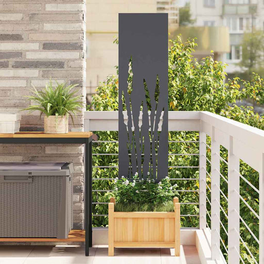 JUNG Vida Garten Sichtschutz-Leinwand Anthrazit 32 x 140 cm