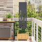 JUNG Vida Garten Sichtschutz-Leinwand Anthrazit 32 x 140 cm