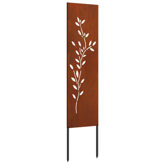 JUNG Vida Garten Sichtschutz-Leinwand Rostig 32 x 140 cm Wetterfeststahl