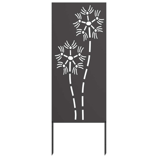 JUNG Vida Garten Sichtschutz-Leinwand Schwarz 50 x 140 cm