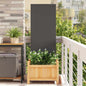 JUNG Vida Garten Sichtschutz-Leinwand Schwarz 50 x 140 cm