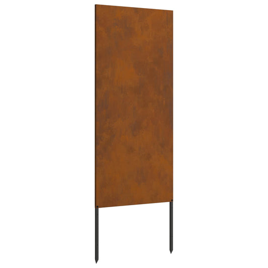 JUNG Vida Garten Sichtschutz-Leinwand Rostig 50 x 140 cm Wetterfeststahl