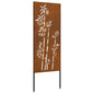 JUNG Vida Garten Sichtschutz-Leinwand Rostig 50 x 140 cm Wetterfeststahl