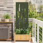 JUNG Vida Garten Sichtschutz-Leinwand Floral Olivgrün 50 x 140 cm