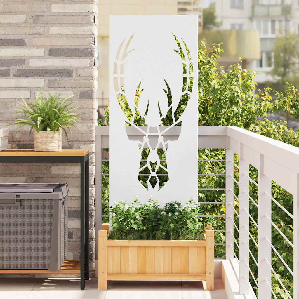 JUNG Vida Garten Sichtschutz-Leinwand Tiermuster Weiß 50 x 140 cm
