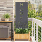 JUNG Vida Garten Sichtschutz-Leinwand Anthrazit 50 x 140 cm