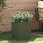 JUNG Vida Garten-Pflanzgefäß Olive Grün 32 x 32 x 40 cm