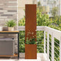 JUNG Vida Garten Sichtschutz-Leinwand Rostig 50 x 32 x 150 cm