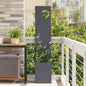 JUNG Vida Garten Sichtschutz-Leinwand Anthrazit 32 x 140 cm
