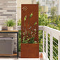 JUNG Vida Garten Sichtschutz-Leinwand Rostig 50 x 140 cm Wetterfeststahl