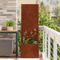 JUNG Vida Garten Sichtschutz-Leinwand Rostig 50 x 32 x 150 cm