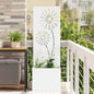 JUNG Vida Garten Sichtschutz-Leinwand Weiß 50 x 140 cm