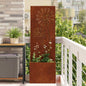 JUNG Vida Garten Sichtschutz-Leinwand Rostig 50 x 140 cm Wetterfeststahl