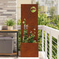 JUNG Vida Garten Sichtschutz-Leinwand Rostig 50 x 32 x 150 cm