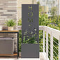 JUNG Vida Garten Sichtschutz-Leinwand Anthrazit 50 x 140 cm