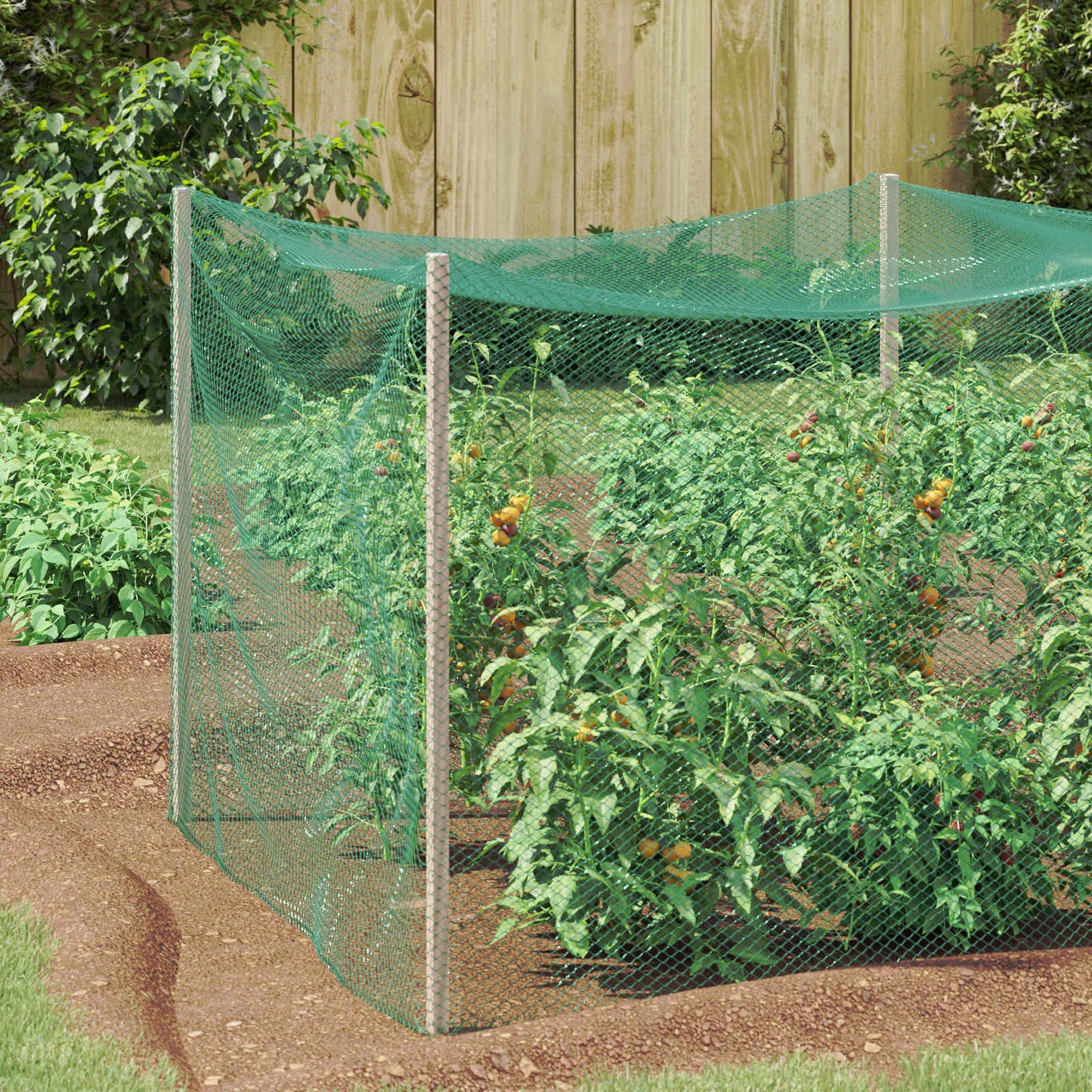 JUNG Vida Vogelschutznetz Grün 2 x 5 m Polyethylen