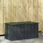 JUNG Vida Gartenlagerbox Schwarz 101 x 56,5 x 50 cm Stahl