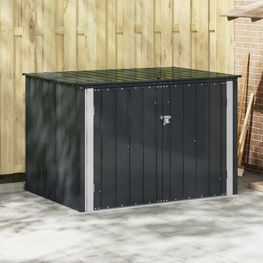 JUNG Vida Gartenlagerbox Schwarz 151,5 x 107 x 100 cm Stahl