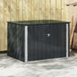 JUNG Vida Gartenlagerbox Schwarz 151,5 x 107 x 100 cm Stahl