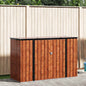 JUNG Vida Gartenlagerbox Braun 214 x 82 x 132 cm Stahl