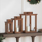 JUNG Vida Laterne 3 pcs Natur Mahagoni Holz