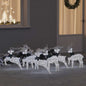 JUNG Vida LED Rentiere 6 pcs Silber Stoff