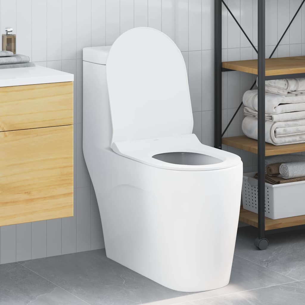JUNG Vida Toilettensitz Verstellbar Weiß 50 x 36,5 x 5 cm Polypropylen
