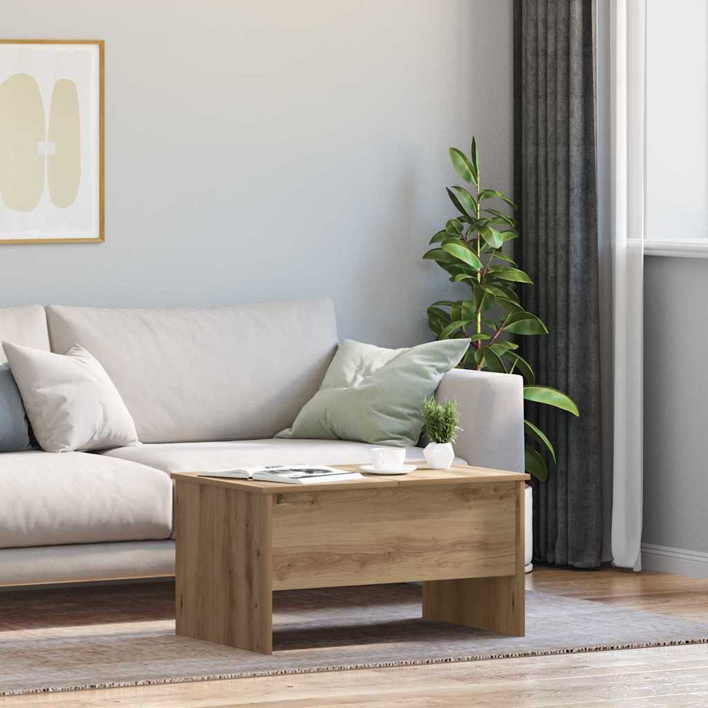 JUNG Vida Couchtisch Artisan-Eiche 102 x 50,5 x 46,5 cm Holzwerkstoff