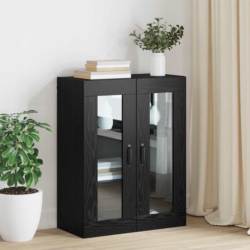 JUNG Vida Hängeschrank Schwarz 69.5 x 34 x 90 cm Holzwerkstoff
