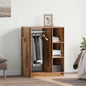 JUNG Vida Kleiderschrank mit Regal mit Speicher Altholz 77 x 48 x 102 cm