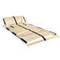 JUNG Vida Bett-Lattenrost Braun 140 x 190 cm Massivholz Buche